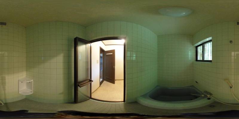 パノラマ画像バスルーム