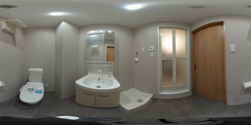 パノラマ画像洗面所