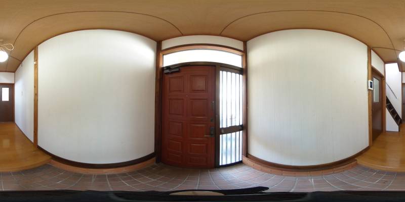 パノラマ画像玄関