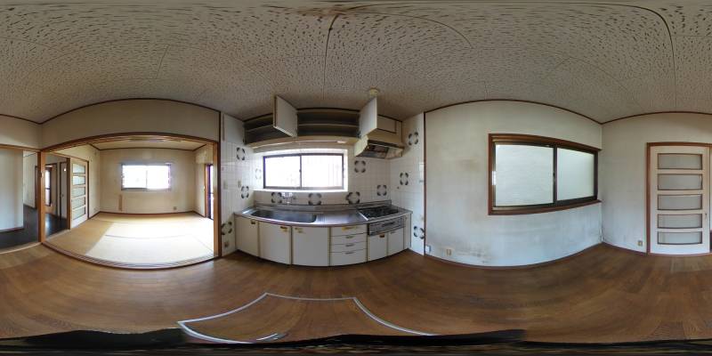 パノラマ画像キッチン