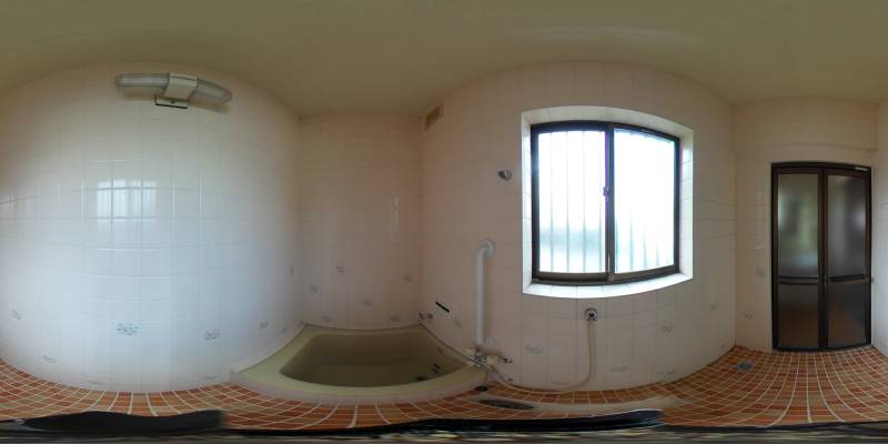 パノラマ画像バスルーム