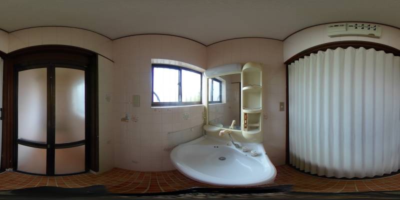 パノラマ画像洗面所