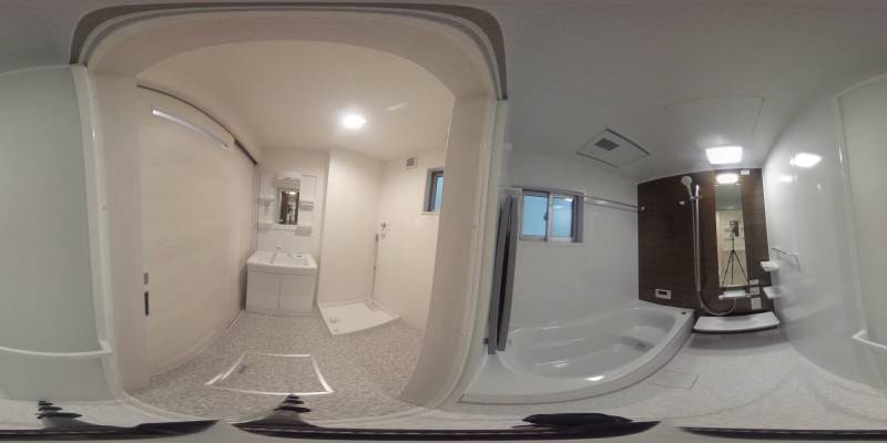 パノラマ画像バスルーム