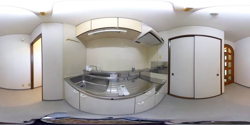 パノラマ画像キッチン