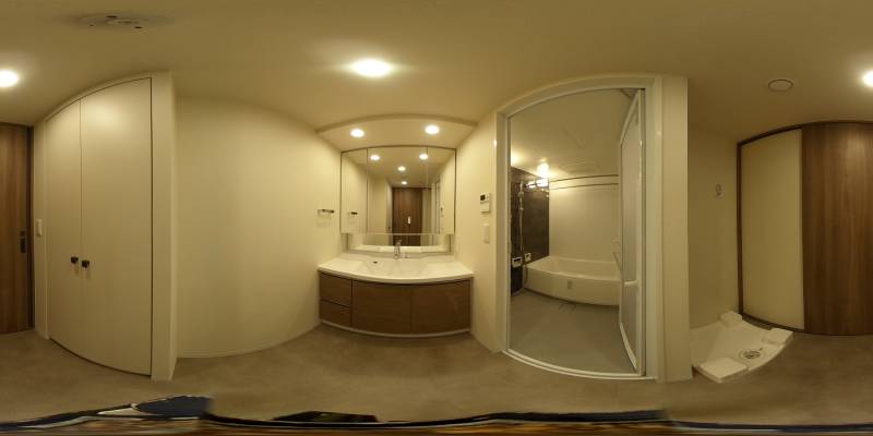 パノラマ画像洗面所