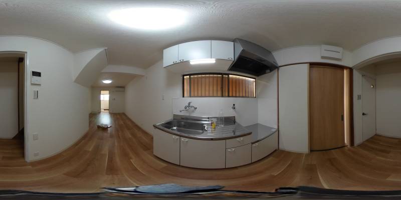 パノラマ画像キッチン