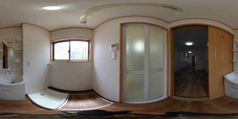 パノラマ画像洗面所
