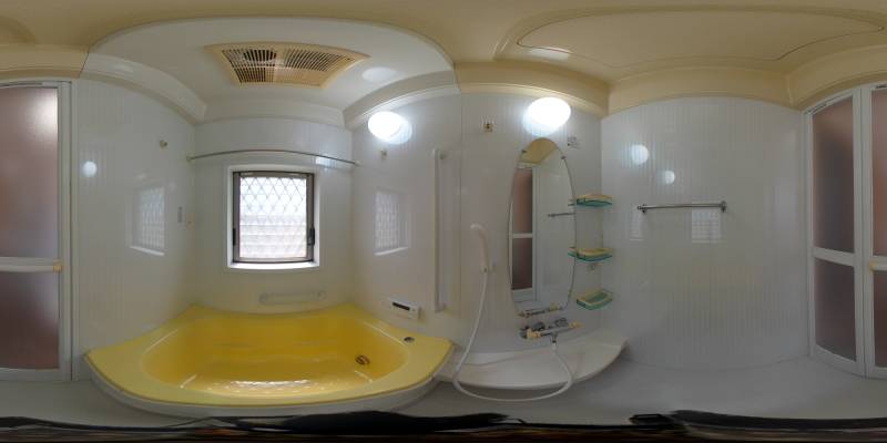 パノラマ画像バスルーム