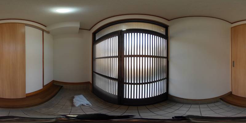 パノラマ画像玄関
