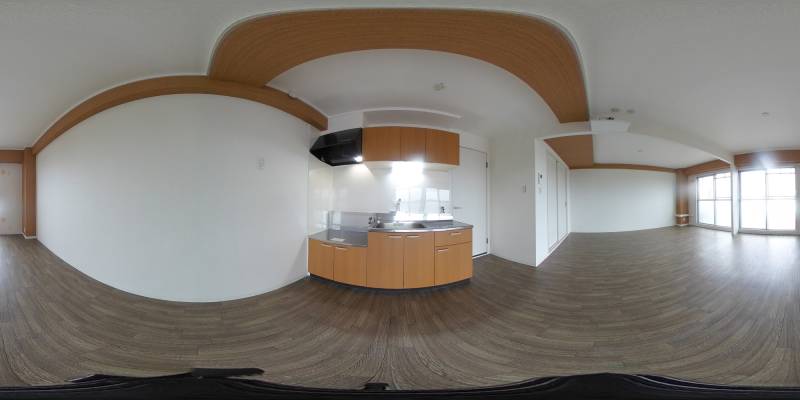 パノラマ画像キッチン