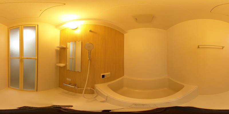 パノラマ画像バスルーム