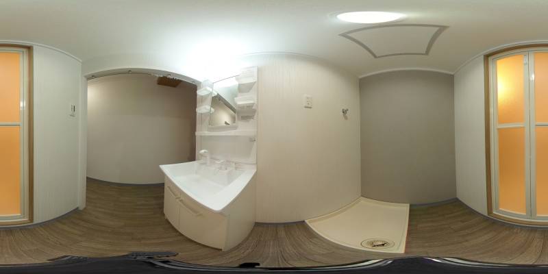 パノラマ画像洗面所