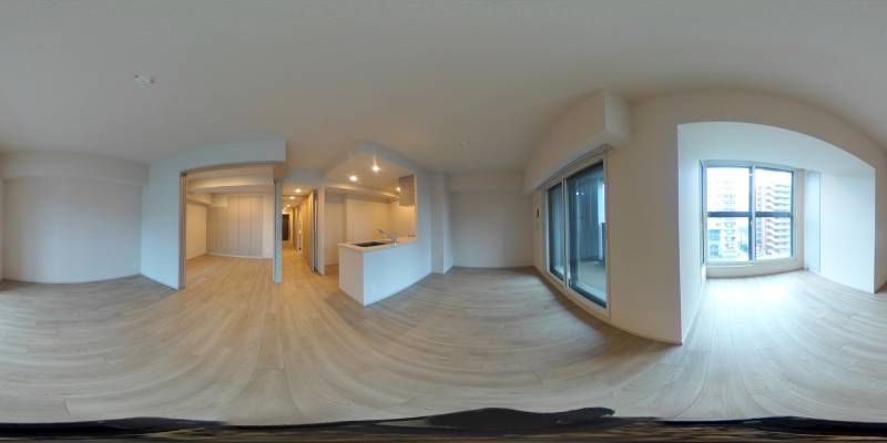 パノラマ画像リビング