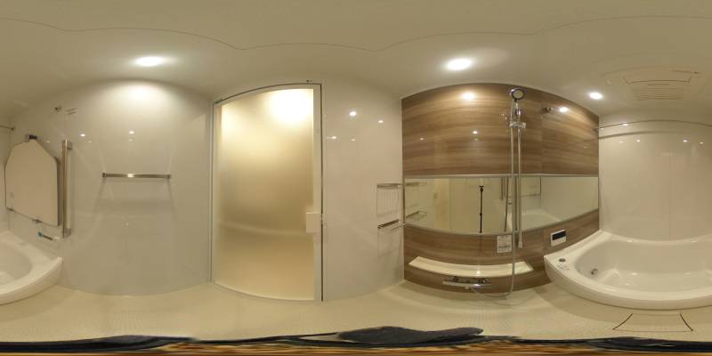 パノラマ画像バスルーム