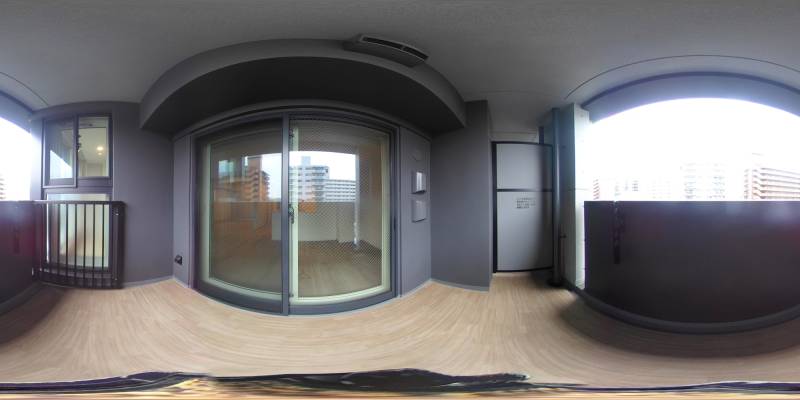 パノラマ画像バルコニー