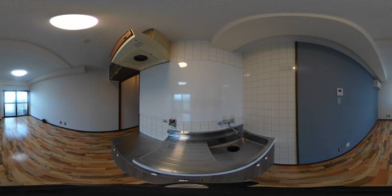 パノラマ画像キッチン