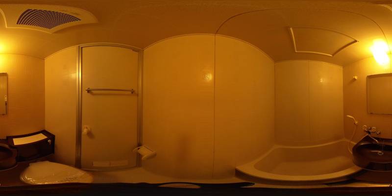 パノラマ画像バスルーム