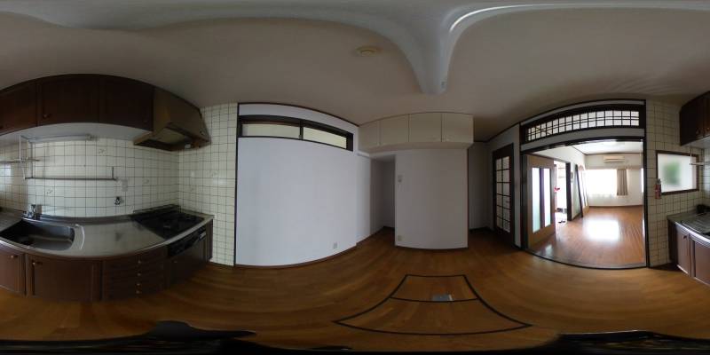 パノラマ画像キッチン