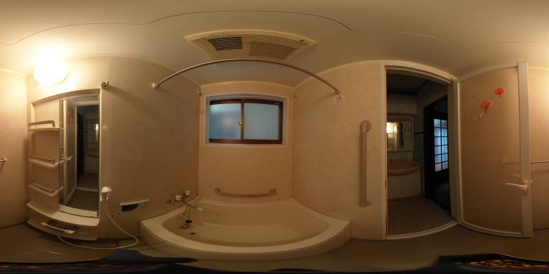 パノラマ画像バスルーム