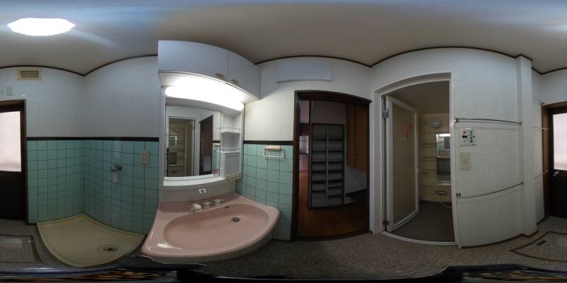 パノラマ画像洗面所