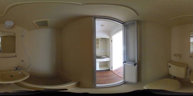パノラマ画像バスルーム