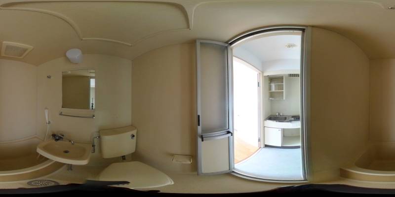 パノラマ画像バスルーム