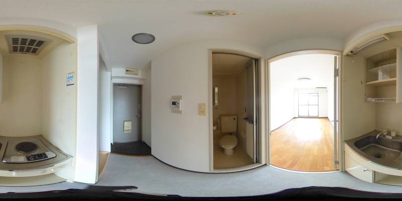 パノラマ画像キッチン