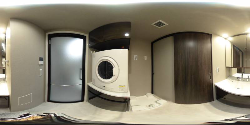 パノラマ画像洗面所