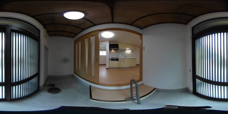 パノラマ画像玄関