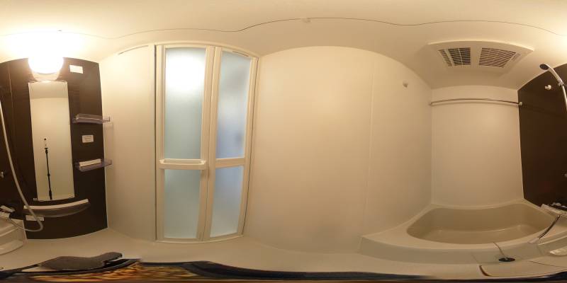 パノラマ画像バスルーム