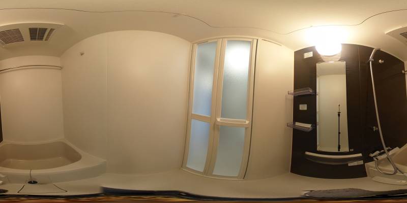 パノラマ画像バスルーム