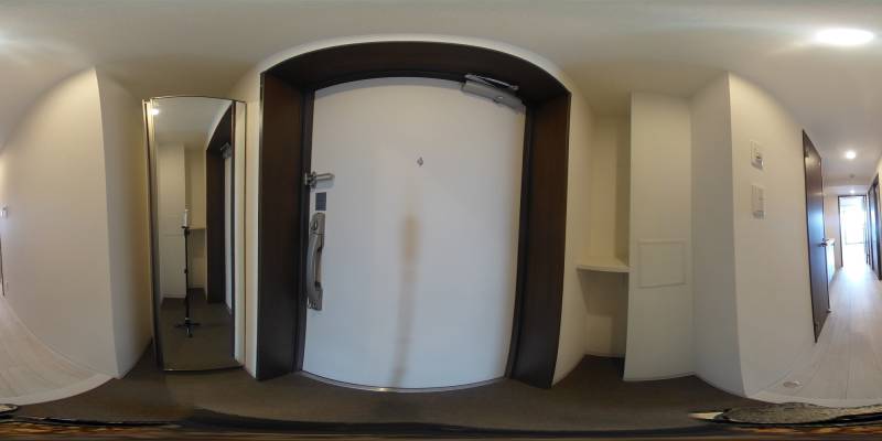 パノラマ画像玄関