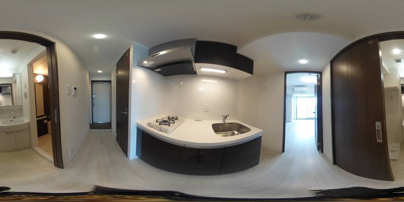 パノラマ画像キッチン