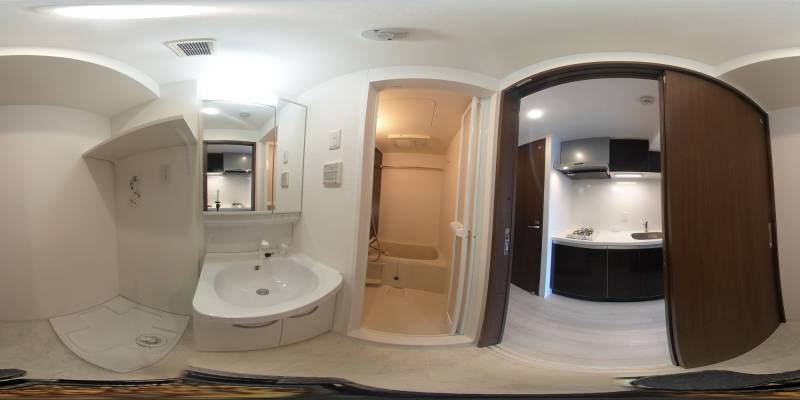 パノラマ画像洗面所