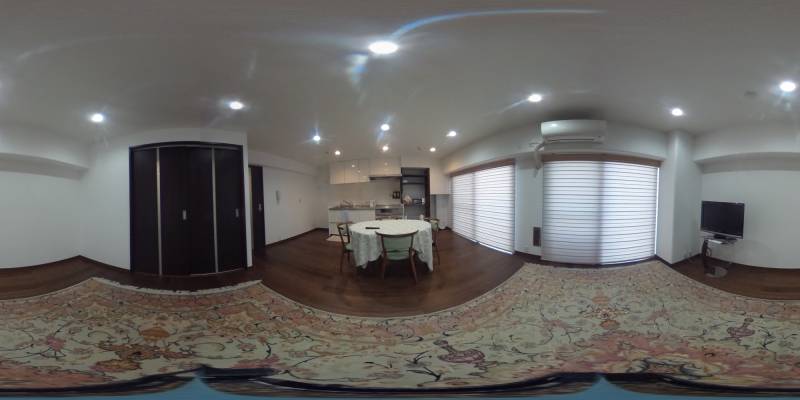 パノラマ画像リビング