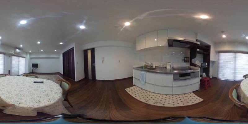 パノラマ画像キッチン