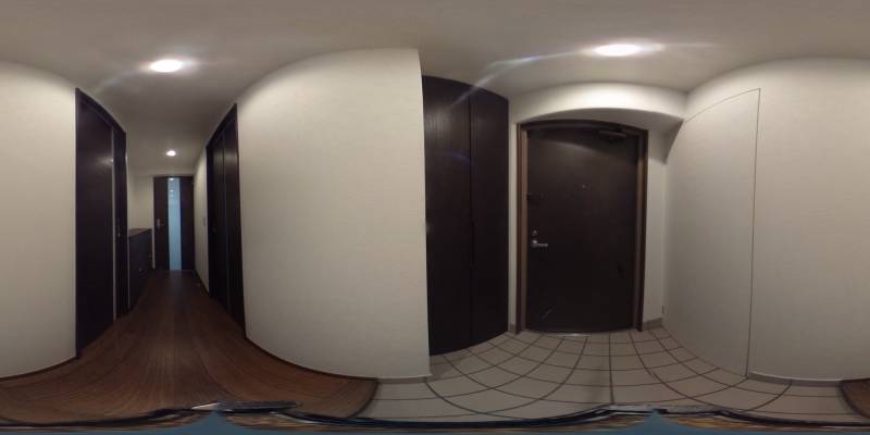 パノラマ画像玄関