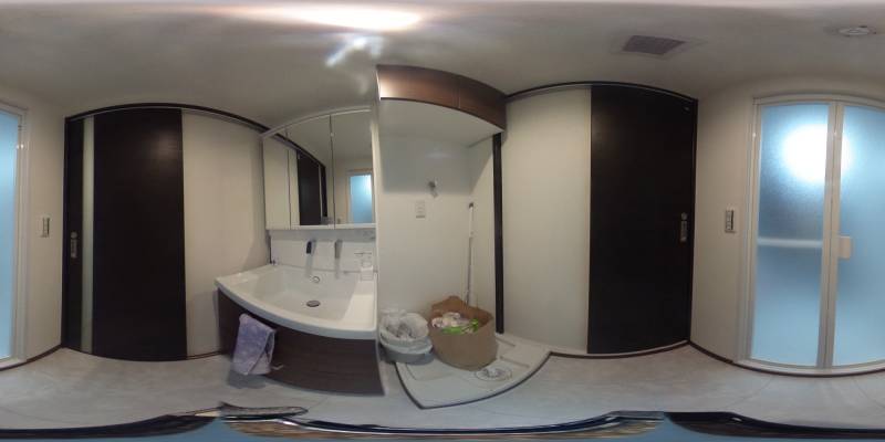 パノラマ画像洗面所