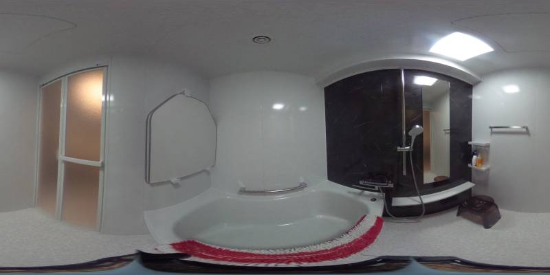 パノラマ画像バスルーム