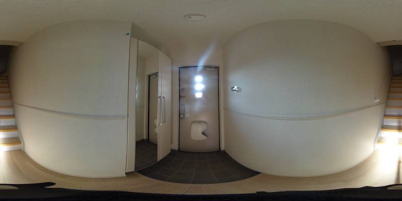 パノラマ画像玄関