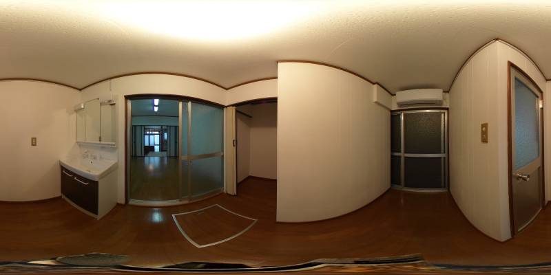 パノラマ画像洗面所