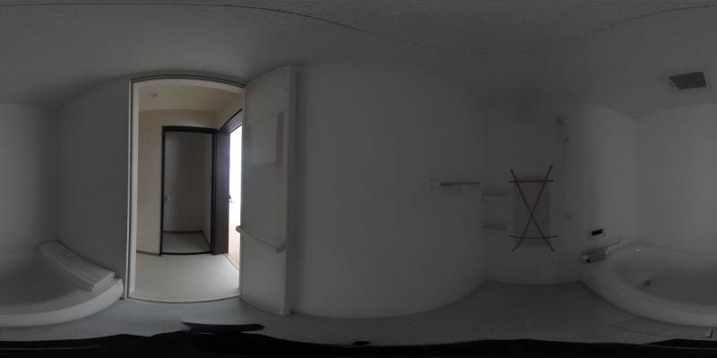 パノラマ画像バスルーム