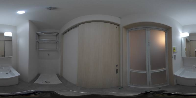 パノラマ画像洗面所
