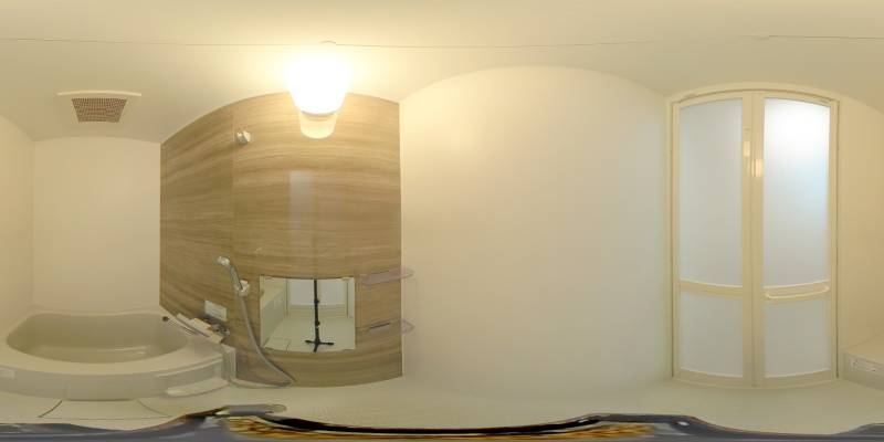 パノラマ画像バスルーム