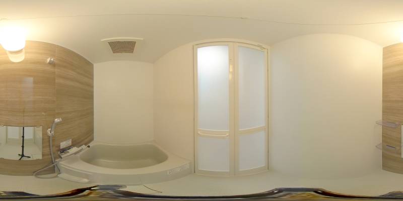 パノラマ画像バスルーム