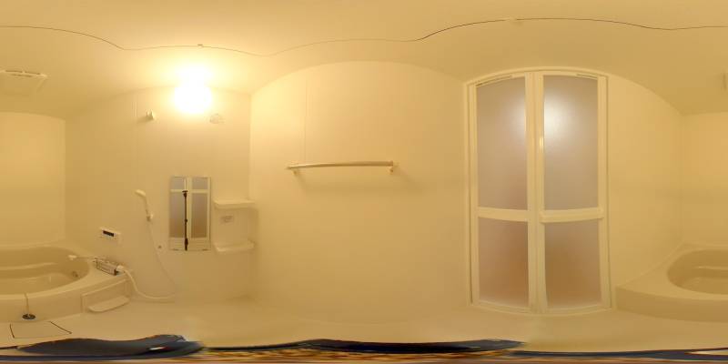 パノラマ画像バスルーム