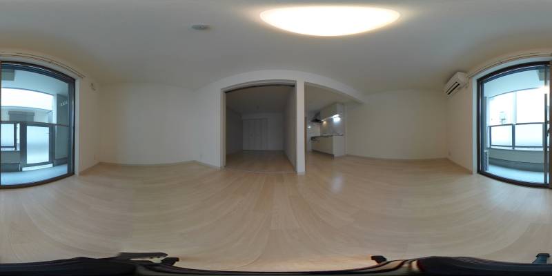 パノラマ画像リビング