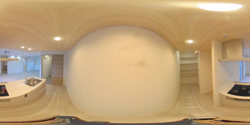パノラマ画像キッチン