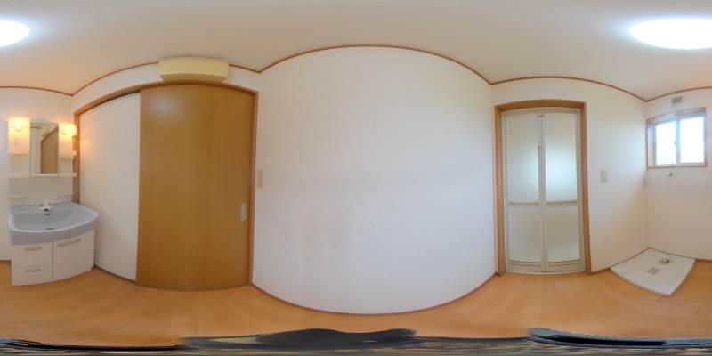 パノラマ画像洗面所