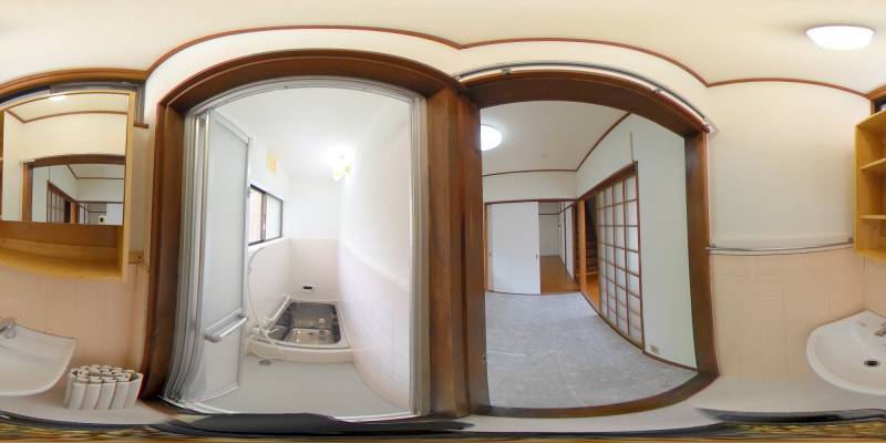 パノラマ画像洗面所